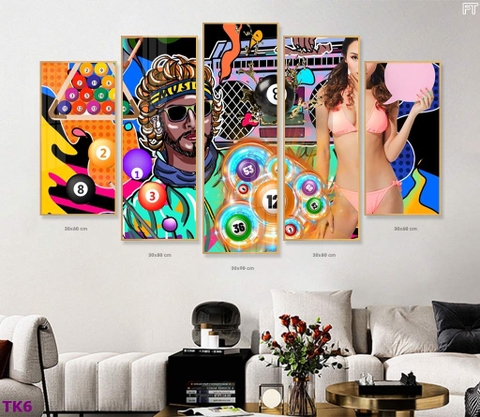 Tranh Quán Bida - Billiards | Tranh Ngọc Việt - Đắk Lắk | Tranh Ngọc Việt - Xưởng Tranh Đẹp Buôn Ma Thuột (BMT) DakLak