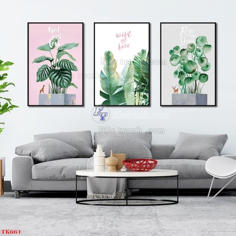 Tranh Lá Cây Nhiệt Đới | Tranh Ngọc Việt - Đắk Lắk | Tranh Ngọc Việt - Xưởng Tranh Đẹp Buôn Ma Thuột (BMT) DakLak