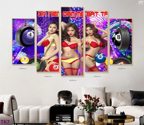 Tranh Quán Bida - Billiards | Tranh Ngọc Việt - Đắk Lắk | Tranh Ngọc Việt - Xưởng Tranh Đẹp Buôn Ma Thuột (BMT) DakLak