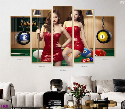 Tranh Quán Bida - Billiards | Tranh Ngọc Việt - Đắk Lắk | Tranh Ngọc Việt - Xưởng Tranh Đẹp Buôn Ma Thuột (BMT) DakLak