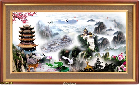 Tranh Thủy Mặc Trung Hoa | Tranh Ngọc Việt - Đắk Lắk | Tranh Ngọc Việt - Xưởng Tranh Đẹp Buôn Ma Thuột (BMT) DakLak