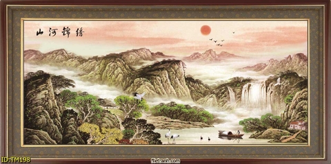 Tranh Thủy Mặc Trung Hoa | Tranh Ngọc Việt - Đắk Lắk | Tranh Ngọc Việt - Xưởng Tranh Đẹp Buôn Ma Thuột (BMT) DakLak