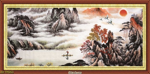 Tranh Thủy Mặc Trung Hoa | Tranh Ngọc Việt - Đắk Lắk | Tranh Ngọc Việt - Xưởng Tranh Đẹp Buôn Ma Thuột (BMT) DakLak