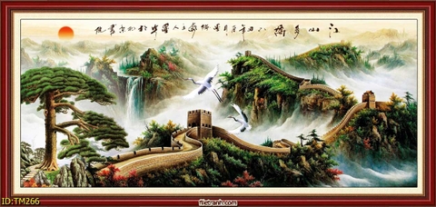 Tranh Thủy Mặc Trung Hoa | Tranh Ngọc Việt - Đắk Lắk | Tranh Ngọc Việt - Xưởng Tranh Đẹp Buôn Ma Thuột (BMT) DakLak