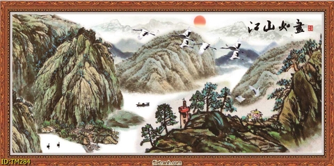 Tranh Thủy Mặc Trung Hoa | Tranh Ngọc Việt - Đắk Lắk | Tranh Ngọc Việt - Xưởng Tranh Đẹp Buôn Ma Thuột (BMT) DakLak