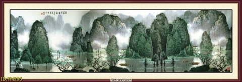 Tranh Thủy Mặc Trung Hoa | Tranh Ngọc Việt - Đắk Lắk | Tranh Ngọc Việt - Xưởng Tranh Đẹp Buôn Ma Thuột (BMT) DakLak