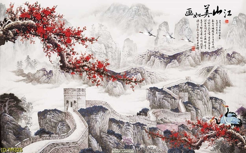 Tranh Thủy Mặc Trung Hoa | Tranh Ngọc Việt - Đắk Lắk | Tranh Ngọc Việt - Xưởng Tranh Đẹp Buôn Ma Thuột (BMT) DakLak