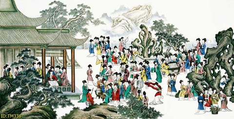 Tranh Thủy Mặc Trung Hoa | Tranh Ngọc Việt - Đắk Lắk | Tranh Ngọc Việt - Xưởng Tranh Đẹp Buôn Ma Thuột (BMT) DakLak