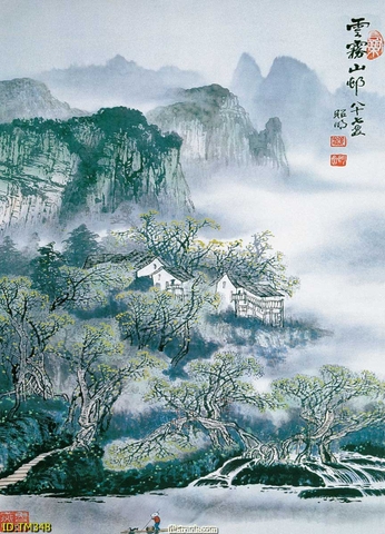 Tranh Thủy Mặc Trung Hoa | Tranh Ngọc Việt - Đắk Lắk | Tranh Ngọc Việt - Xưởng Tranh Đẹp Buôn Ma Thuột (BMT) DakLak