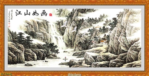 Tranh Thủy Mặc Trung Hoa | Tranh Ngọc Việt - Đắk Lắk | Tranh Ngọc Việt - Xưởng Tranh Đẹp Buôn Ma Thuột (BMT) DakLak