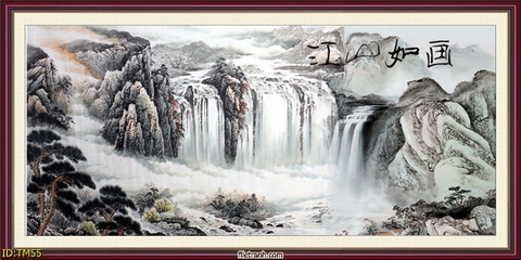 Tranh Thủy Mặc Trung Hoa | Tranh Ngọc Việt - Đắk Lắk | Tranh Ngọc Việt - Xưởng Tranh Đẹp Buôn Ma Thuột (BMT) DakLak