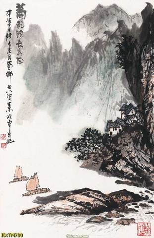 Tranh Thủy Mặc Trung Hoa | Tranh Ngọc Việt - Đắk Lắk | Tranh Ngọc Việt - Xưởng Tranh Đẹp Buôn Ma Thuột (BMT) DakLak