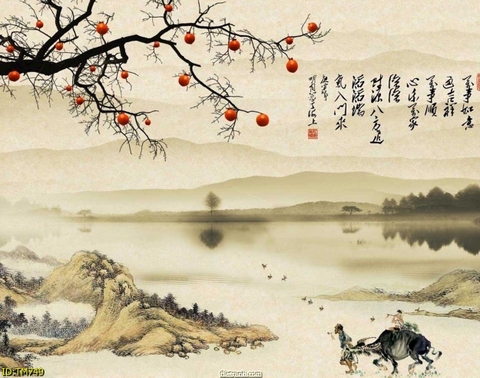 Tranh Thủy Mặc Trung Hoa | Tranh Ngọc Việt - Đắk Lắk | Tranh Ngọc Việt - Xưởng Tranh Đẹp Buôn Ma Thuột (BMT) DakLak