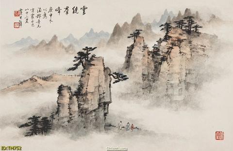 Tranh Thủy Mặc Trung Hoa | Tranh Ngọc Việt - Đắk Lắk | Tranh Ngọc Việt - Xưởng Tranh Đẹp Buôn Ma Thuột (BMT) DakLak