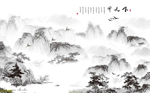 Tranh Thủy Mặc Trung Hoa | Tranh Ngọc Việt - Đắk Lắk | Tranh Ngọc Việt - Xưởng Tranh Đẹp Buôn Ma Thuột (BMT) DakLak