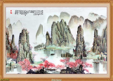 Tranh Thủy Mặc Trung Hoa | Tranh Ngọc Việt - Đắk Lắk | Tranh Ngọc Việt - Xưởng Tranh Đẹp Buôn Ma Thuột (BMT) DakLak