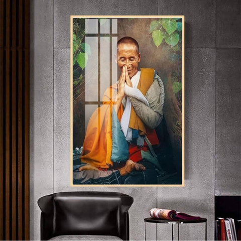 Tranh Thầy Thích Minh Tuệ | Tranh Ngọc Việt - Đắk Lắk | Tranh Ngọc Việt - Xưởng Tranh Đẹp Buôn Ma Thuột (BMT) DakLak