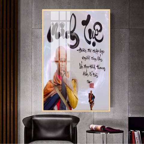 Tranh Thầy Thích Minh Tuệ | Tranh Ngọc Việt - Đắk Lắk | Tranh Ngọc Việt - Xưởng Tranh Đẹp Buôn Ma Thuột (BMT) DakLak