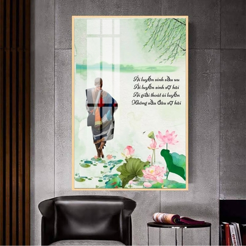 Tranh Thầy Thích Minh Tuệ | Tranh Ngọc Việt - Đắk Lắk | Tranh Ngọc Việt - Xưởng Tranh Đẹp Buôn Ma Thuột (BMT) DakLak