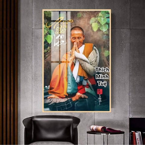 Tranh Thầy Thích Minh Tuệ | Tranh Ngọc Việt - Đắk Lắk | Tranh Ngọc Việt - Xưởng Tranh Đẹp Buôn Ma Thuột (BMT) DakLak