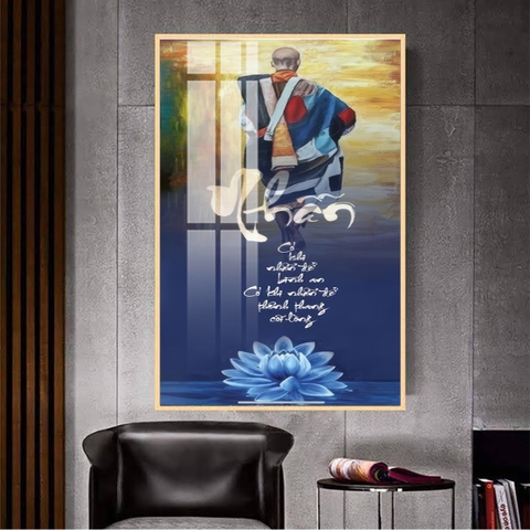 Tranh Thầy Thích Minh Tuệ | Tranh Ngọc Việt - Đắk Lắk | Tranh Ngọc Việt - Xưởng Tranh Đẹp Buôn Ma Thuột (BMT) DakLak