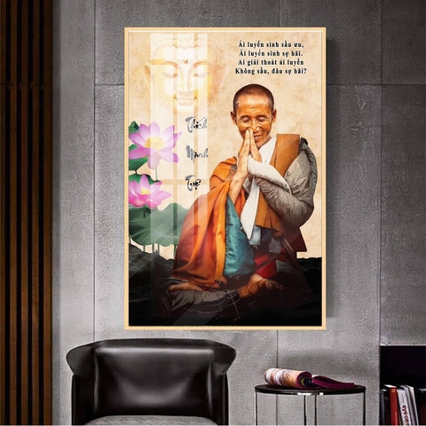 Tranh Thầy Thích Minh Tuệ | Tranh Ngọc Việt - Đắk Lắk | Tranh Ngọc Việt - Xưởng Tranh Đẹp Buôn Ma Thuột (BMT) DakLak