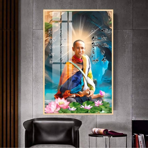 Tranh Thầy Thích Minh Tuệ | Tranh Ngọc Việt - Đắk Lắk | Tranh Ngọc Việt - Xưởng Tranh Đẹp Buôn Ma Thuột (BMT) DakLak