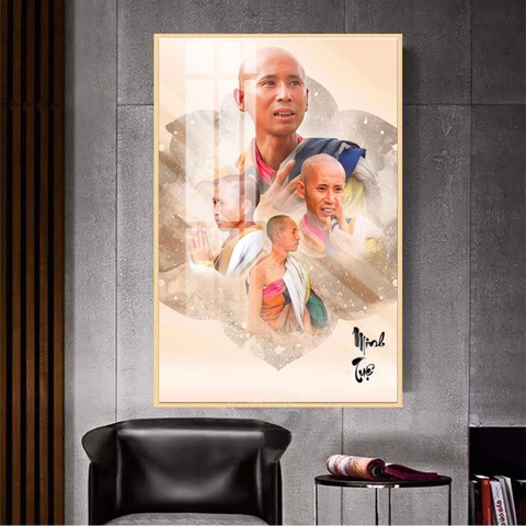 Tranh Thầy Thích Minh Tuệ | Tranh Ngọc Việt - Đắk Lắk | Tranh Ngọc Việt - Xưởng Tranh Đẹp Buôn Ma Thuột (BMT) DakLak