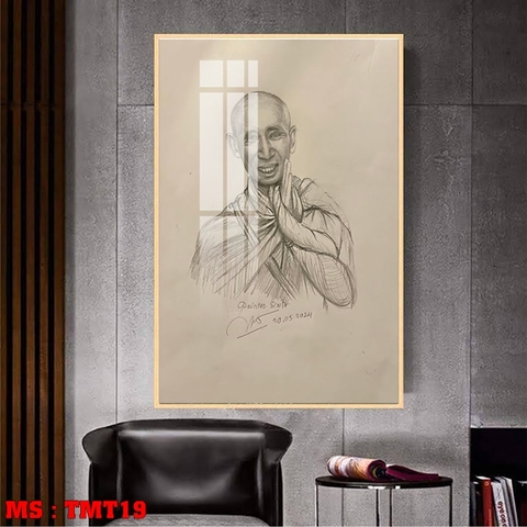 Tranh Thầy Thích Minh Tuệ | Tranh Ngọc Việt - Đắk Lắk | Tranh Ngọc Việt - Xưởng Tranh Đẹp Buôn Ma Thuột (BMT) DakLak