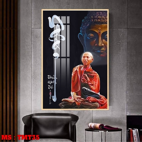 Tranh Thầy Thích Minh Tuệ | Tranh Ngọc Việt - Đắk Lắk | Tranh Ngọc Việt - Xưởng Tranh Đẹp Buôn Ma Thuột (BMT) DakLak