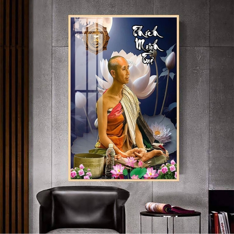 Tranh Thầy Thích Minh Tuệ | Tranh Ngọc Việt - Đắk Lắk | Tranh Ngọc Việt - Xưởng Tranh Đẹp Buôn Ma Thuột (BMT) DakLak