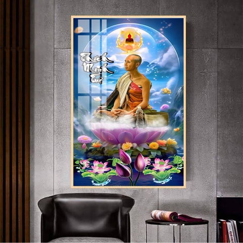 Tranh Thầy Thích Minh Tuệ | Tranh Ngọc Việt - Đắk Lắk | Tranh Ngọc Việt - Xưởng Tranh Đẹp Buôn Ma Thuột (BMT) DakLak