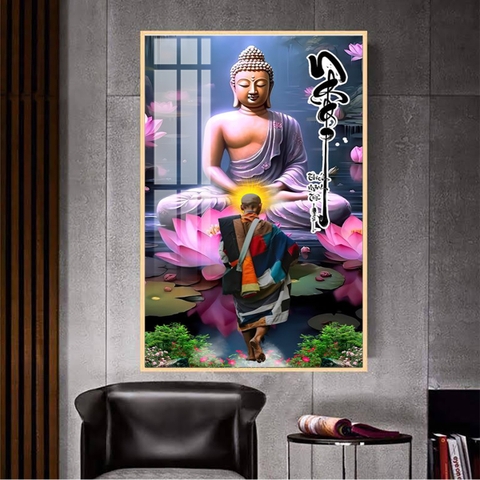 Tranh Thầy Thích Minh Tuệ | Tranh Ngọc Việt - Đắk Lắk | Tranh Ngọc Việt - Xưởng Tranh Đẹp Buôn Ma Thuột (BMT) DakLak