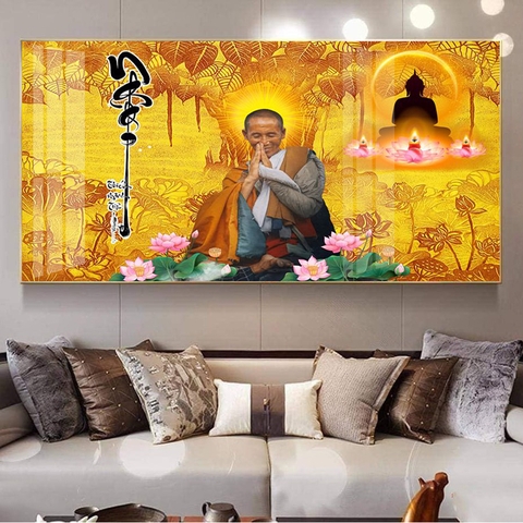 Tranh Thầy Thích Minh Tuệ | Tranh Ngọc Việt - Đắk Lắk | Tranh Ngọc Việt - Xưởng Tranh Đẹp Buôn Ma Thuột (BMT) DakLak