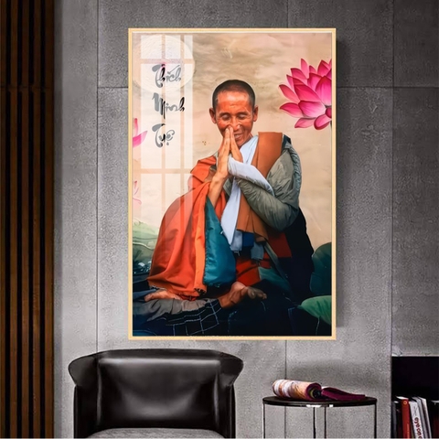 Tranh Thầy Thích Minh Tuệ | Tranh Ngọc Việt - Đắk Lắk | Tranh Ngọc Việt - Xưởng Tranh Đẹp Buôn Ma Thuột (BMT) DakLak