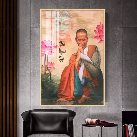 Tranh Thầy Thích Minh Tuệ | Tranh Ngọc Việt - Đắk Lắk | Tranh Ngọc Việt - Xưởng Tranh Đẹp Buôn Ma Thuột (BMT) DakLak