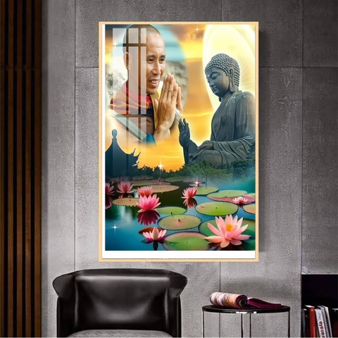 Tranh Thầy Thích Minh Tuệ | Tranh Ngọc Việt - Đắk Lắk | Tranh Ngọc Việt - Xưởng Tranh Đẹp Buôn Ma Thuột (BMT) DakLak