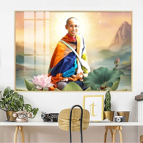 Tranh Thầy Thích Minh Tuệ | Tranh Ngọc Việt - Đắk Lắk | Tranh Ngọc Việt - Xưởng Tranh Đẹp Buôn Ma Thuột (BMT) DakLak