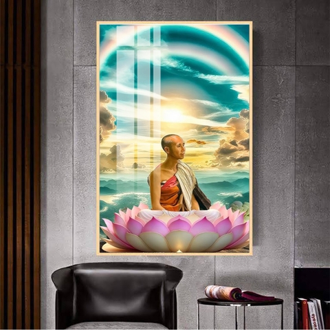 Tranh Thầy Thích Minh Tuệ | Tranh Ngọc Việt - Đắk Lắk | Tranh Ngọc Việt - Xưởng Tranh Đẹp Buôn Ma Thuột (BMT) DakLak