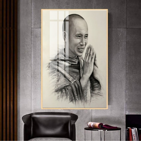 Tranh Thầy Thích Minh Tuệ | Tranh Ngọc Việt - Đắk Lắk | Tranh Ngọc Việt - Xưởng Tranh Đẹp Buôn Ma Thuột (BMT) DakLak