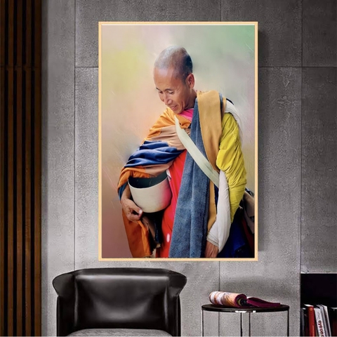 Tranh Thầy Thích Minh Tuệ | Tranh Ngọc Việt - Đắk Lắk | Tranh Ngọc Việt - Xưởng Tranh Đẹp Buôn Ma Thuột (BMT) DakLak