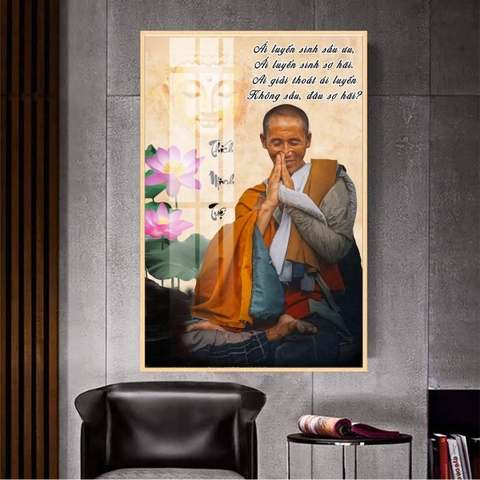 Tranh Thầy Thích Minh Tuệ | Tranh Ngọc Việt - Đắk Lắk | Tranh Ngọc Việt - Xưởng Tranh Đẹp Buôn Ma Thuột (BMT) DakLak