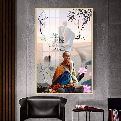 Tranh Thầy Thích Minh Tuệ | Tranh Ngọc Việt - Đắk Lắk | Tranh Ngọc Việt - Xưởng Tranh Đẹp Buôn Ma Thuột (BMT) DakLak