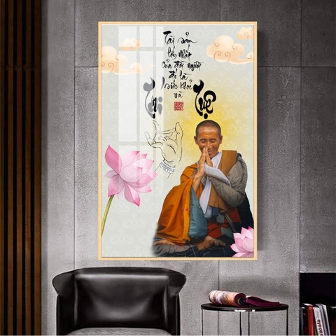 Tranh Thầy Thích Minh Tuệ | Tranh Ngọc Việt - Đắk Lắk | Tranh Ngọc Việt - Xưởng Tranh Đẹp Buôn Ma Thuột (BMT) DakLak