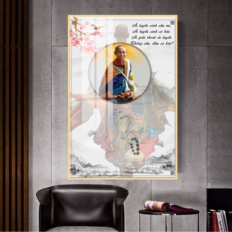 Tranh Thầy Thích Minh Tuệ | Tranh Ngọc Việt - Đắk Lắk | Tranh Ngọc Việt - Xưởng Tranh Đẹp Buôn Ma Thuột (BMT) DakLak