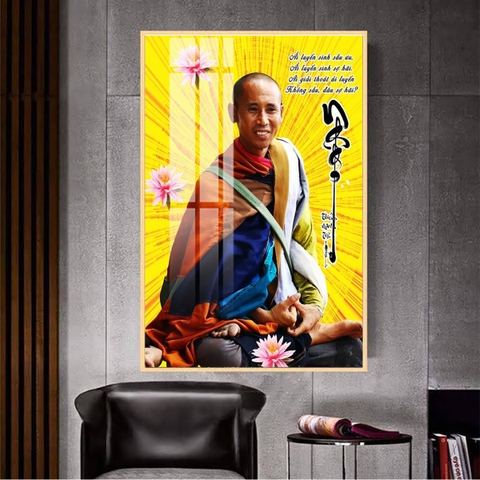 Tranh Thầy Thích Minh Tuệ | Tranh Ngọc Việt - Đắk Lắk | Tranh Ngọc Việt - Xưởng Tranh Đẹp Buôn Ma Thuột (BMT) DakLak