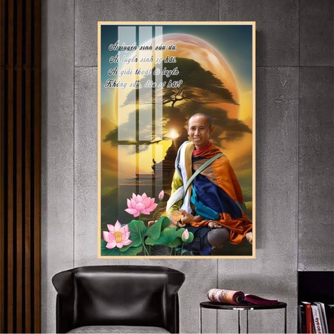 Tranh Thầy Thích Minh Tuệ | Tranh Ngọc Việt - Đắk Lắk | Tranh Ngọc Việt - Xưởng Tranh Đẹp Buôn Ma Thuột (BMT) DakLak