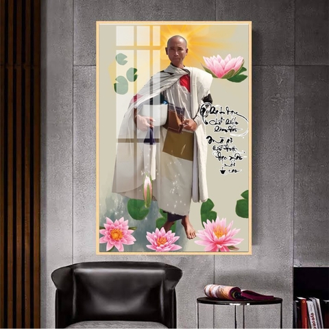 Tranh Thầy Thích Minh Tuệ | Tranh Ngọc Việt - Đắk Lắk | Tranh Ngọc Việt - Xưởng Tranh Đẹp Buôn Ma Thuột (BMT) DakLak