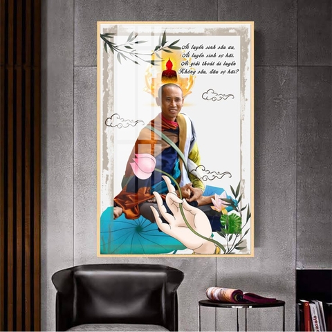 Tranh Thầy Thích Minh Tuệ | Tranh Ngọc Việt - Đắk Lắk | Tranh Ngọc Việt - Xưởng Tranh Đẹp Buôn Ma Thuột (BMT) DakLak