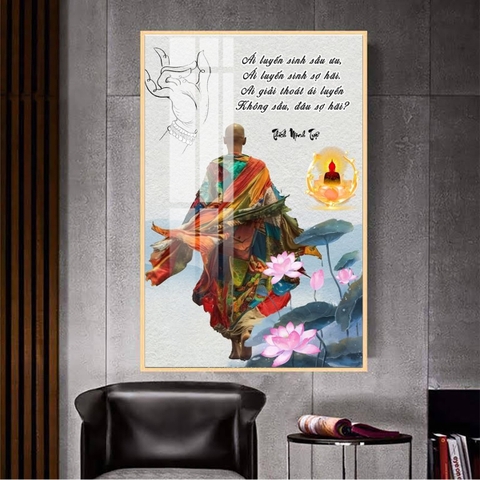 Tranh Thầy Thích Minh Tuệ | Tranh Ngọc Việt - Đắk Lắk | Tranh Ngọc Việt - Xưởng Tranh Đẹp Buôn Ma Thuột (BMT) DakLak